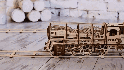 精妙绝伦的木质DIY机械模型，齿轮传动其乐无穷！