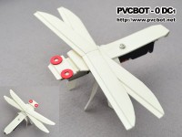 PVCBOT【0号DC1型】机械蜻蜓–振动机器昆虫